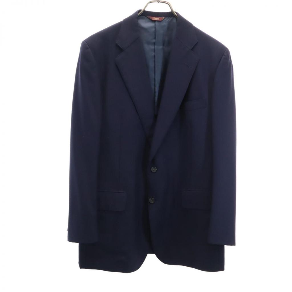 Chaps от Ralph Lauren костюм из шерсти 80-х годов Комплект Верх C-98/низ 82 Темно-синий Мужской Б/у