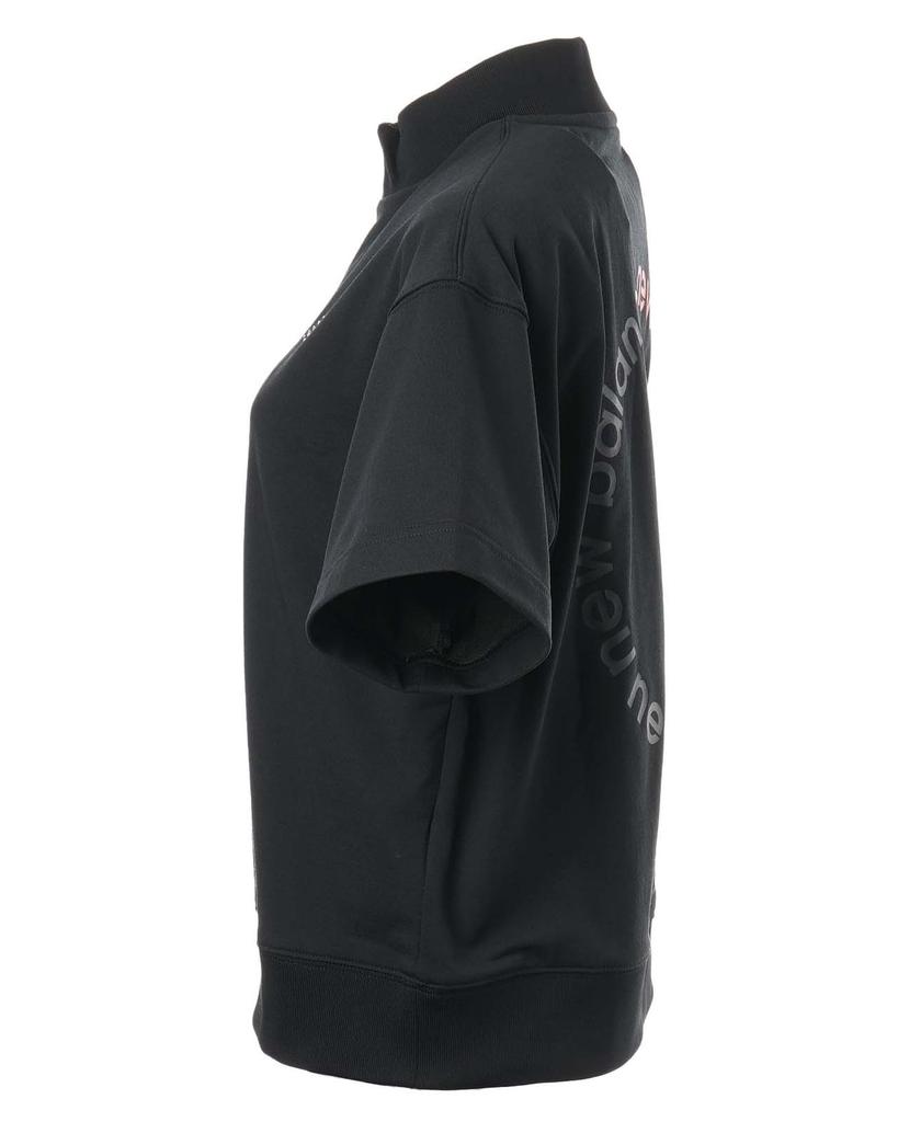 Свитшот с коротким рукавом и воротником-стойкой для гольфа за 0 [New Balance] для женщин (Эластичная/подходящая настройка) / 012-5164501 010_Черный [S]