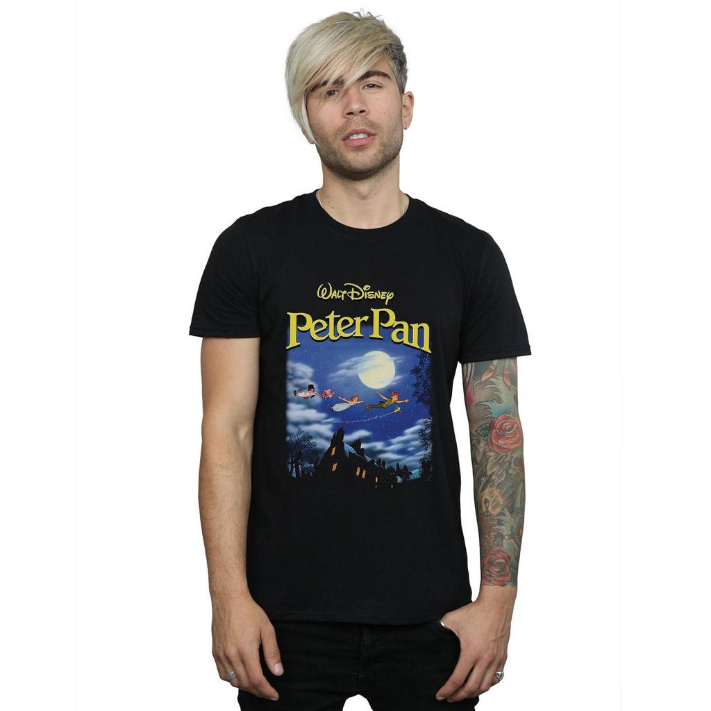 Disney Mens Peter Pan Come With Me Homage T-Shirt