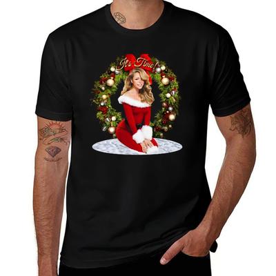 Mariah Carey Its Time All I Want For Christmas Is You By Starsshopop Tshirt Casual Streetwear Short Sleeve Tee Tshirt