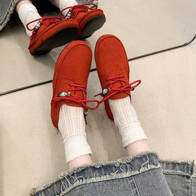 Женские одинарные 2025 Весенне-осенний стиль Нескользящие На шнуровке Легкие Слипоны Лоферы