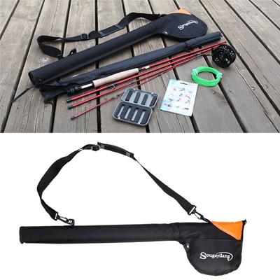 Сумка для рыбалки нахлыстом, чехол 80 см/31,4 дюйма, дорожный футляр для удочки и катушки для инструментов для ловли форели и лосося
