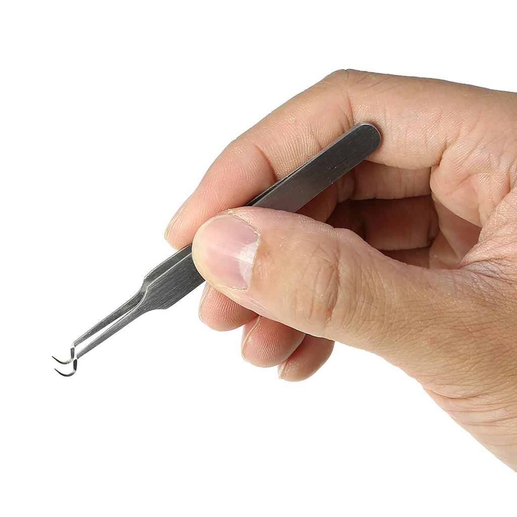 Stainless Steel Acne Blackhead Eliminating Tweezer Beauty Nipper Makeup Cosmetic Tool