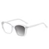 New Fashion Vintage Gradient Eyeglasses For Nearsightedness Anti Blue Light Myopia  Unique Transparent Cat Eye Glasses Frame
