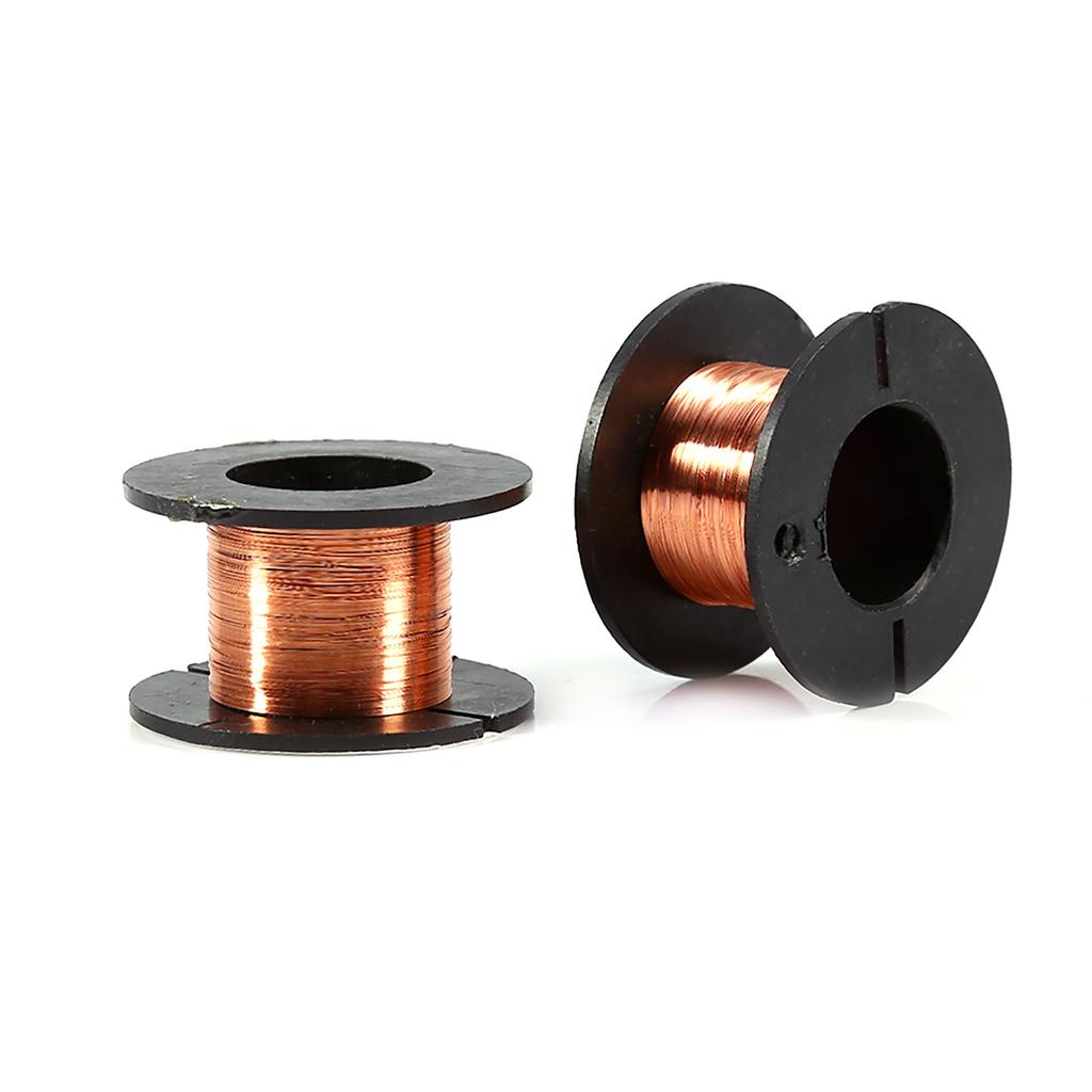 5pcs 0.1mm Enameled Wire Copper Winding Wire Enamelled Repair Wire Length 12m