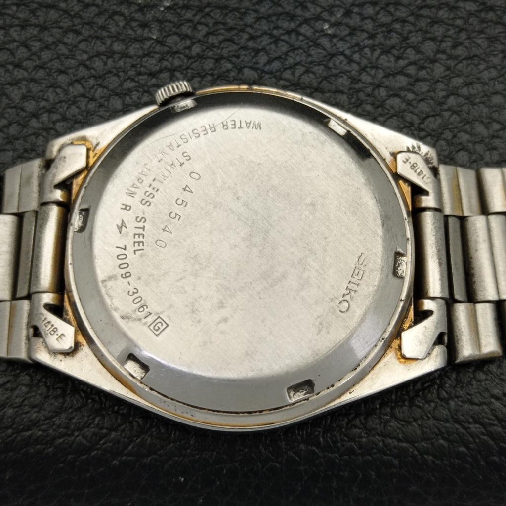 Б/У винтажные мужские часы SEIKO 5 AUTOMATIC 7009A из Японии с синим циферблатом a433466-2 R116-a433466