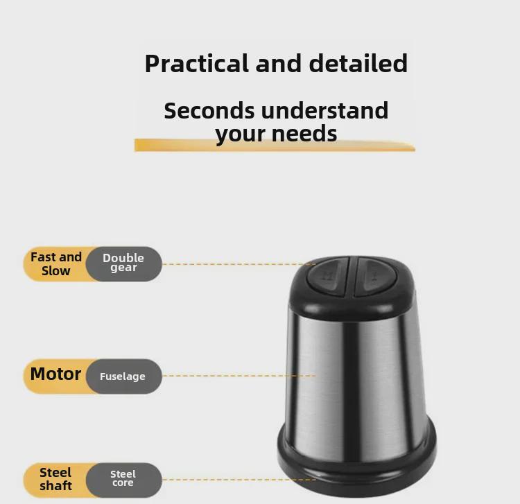 Многофункциональная электрическая мясорубка и кухонный комбайн из нержавеющей стали большой емкости