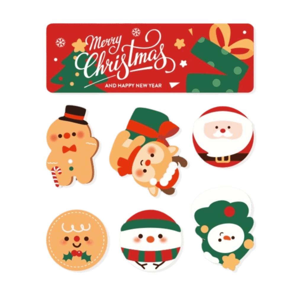 Reindeer Christmas Fridge Magnet Soft Refrigerator Decor Soft Magnetic Sticker Decal New Year