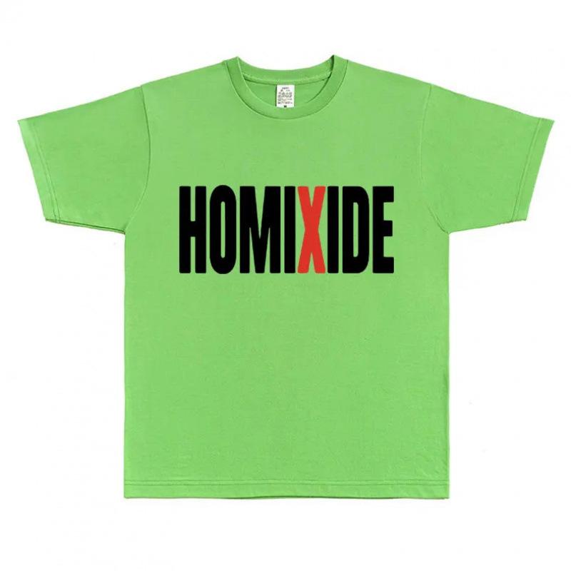 Fashion Women's T-Shirt Rapper Homixide Gang Graphic T-shirt Playboi Car