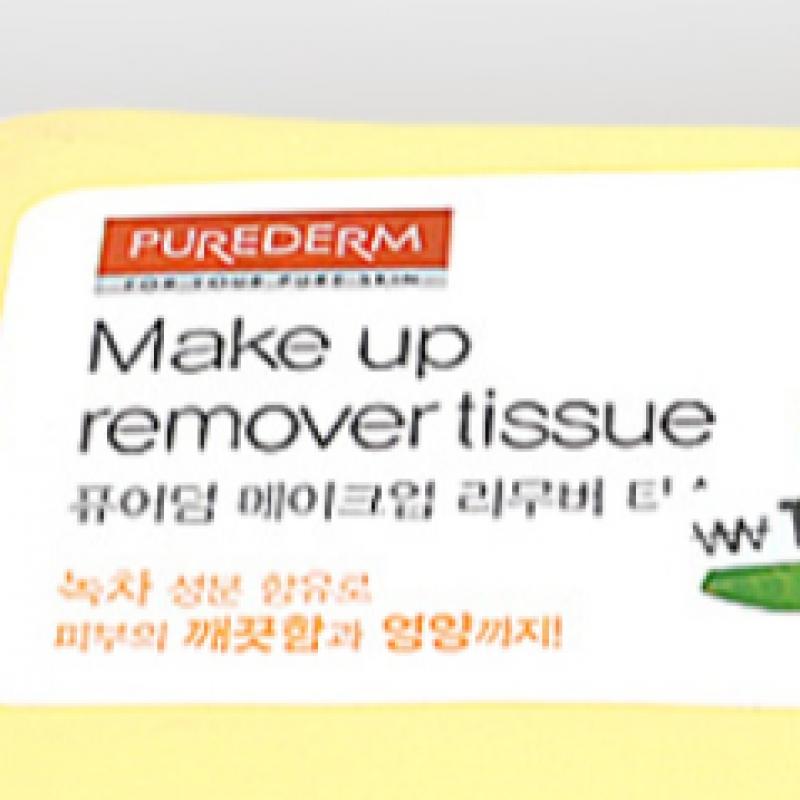 Daiso Purederm Makeup Remover Tissues 30 Pack