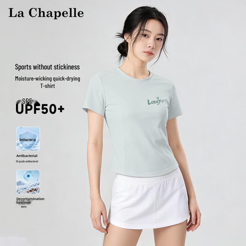 La Chapelle Women's Quick-Dry Slim Fit T-shirt