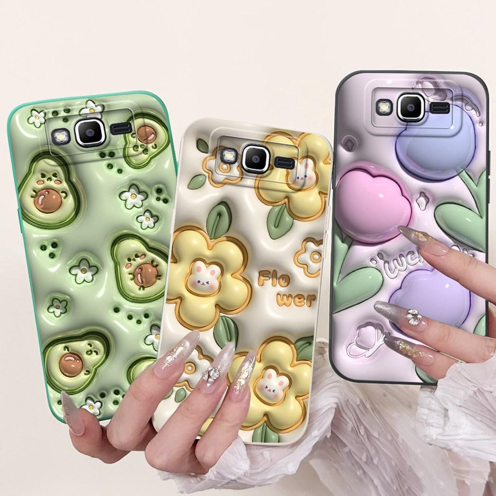 For Samsung Galaxy J2 Prime J2Core Phone Case Luxury Fashion Painting Bumper For Samsung J2 2015 2016 J2Pro Soft Silicone Capa