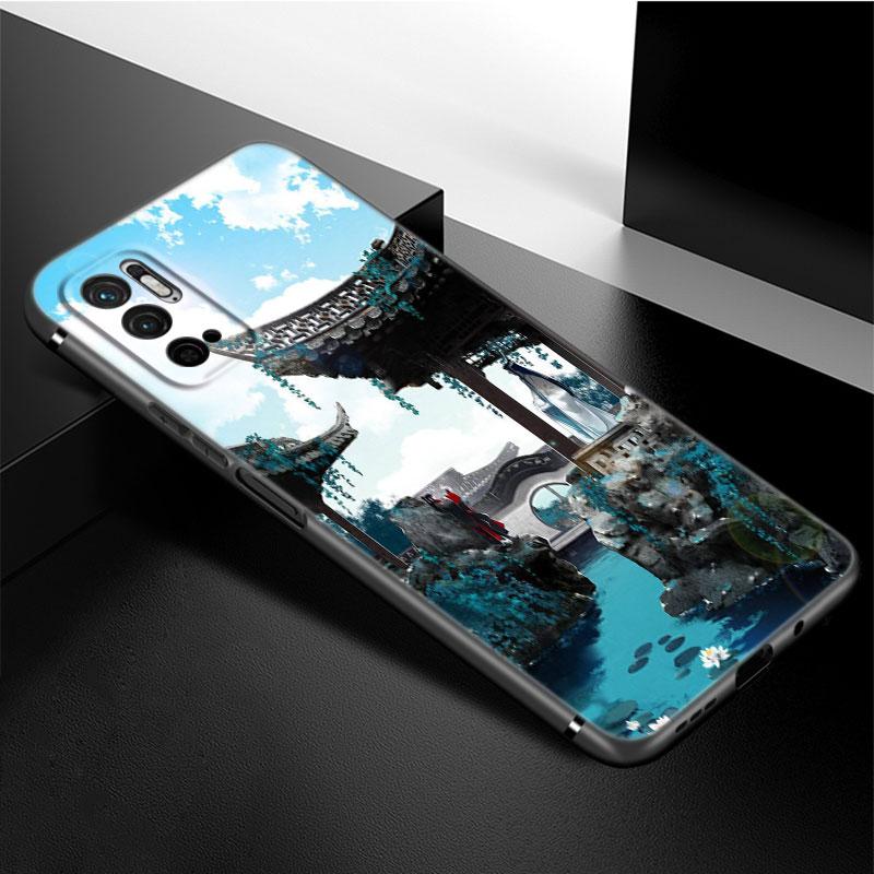 Anime Mo Dao Zu Shi Phone Case For Xiaomi Redmi Note 11 10 9 8 Pro 11T 5G 10T 10S 9S 9T 9i 9C 9A 8T Soft TPU Black Cover Funda