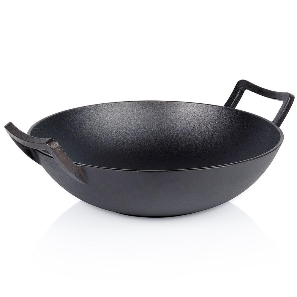 CAST LINE cast iron wok pan 36 cm