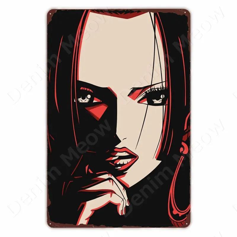 Аниме The King Of Fighters Винтажная Металлическая Табличка, Постер Настенного Искусства, Файтинги, Ретро Табличка для Бара, Клуба, Мужской Пещеры, Домашний Декор Стен