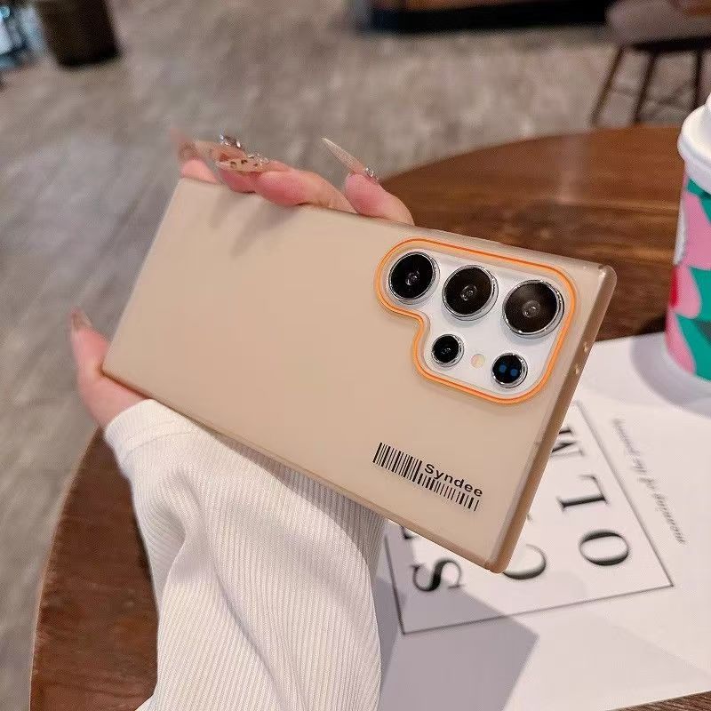 Simple Matte Transparent Case Suitable for Samsung S25 Ultra Mobile Phone Case S22 Case S24 Full Cover Protective Case 23 Hard