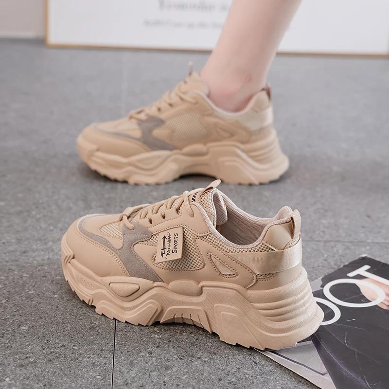 Кроссовки для тенниса на платформе для женщин, модные дизайнерские повседневные спортивные кроссовки для бега, женские удобные спортивные кроссовки