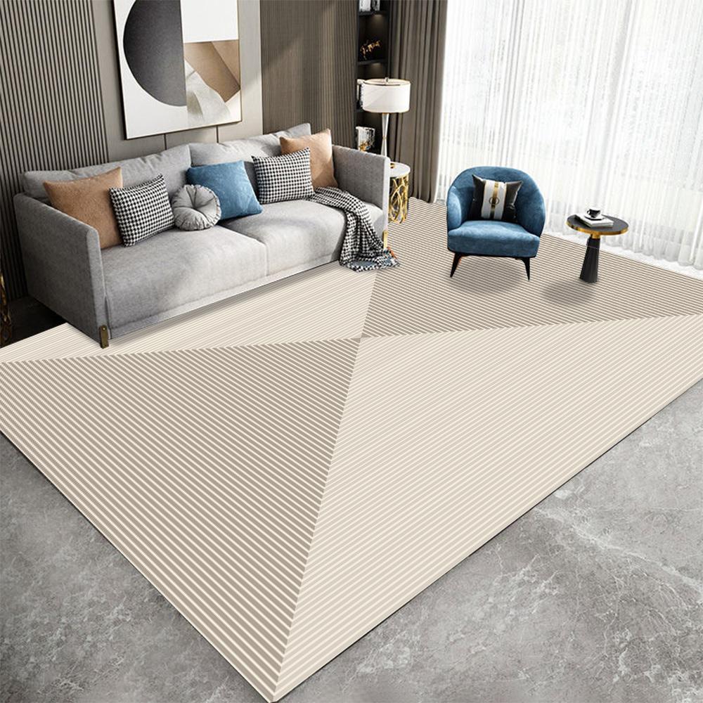 Nordic Гостиная Ковер Светлый Роскошный Домашний Декор Нескользящая Подушка Спальня Диван Стол Покрытый Большим Ковер Домашний Декор