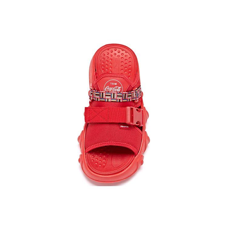 Coca Cola X Anta Lifestyle Series Пляжные спортивные шлепанцы Мужская обувь Красный 112038515-7