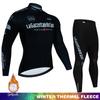 Winter Cycling Jersey Bib Tights Set Mountain Bike Riding Warm Fleece Long Sleeve Unisex