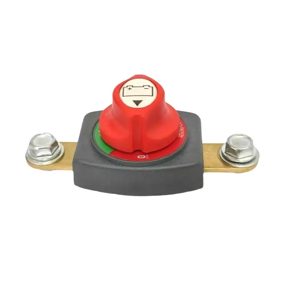 New Top Post Battery Disconnect Isolator Negative Cut-off Rotary Switch 12-48V For Car RV Truck Marine Boat Q7B4