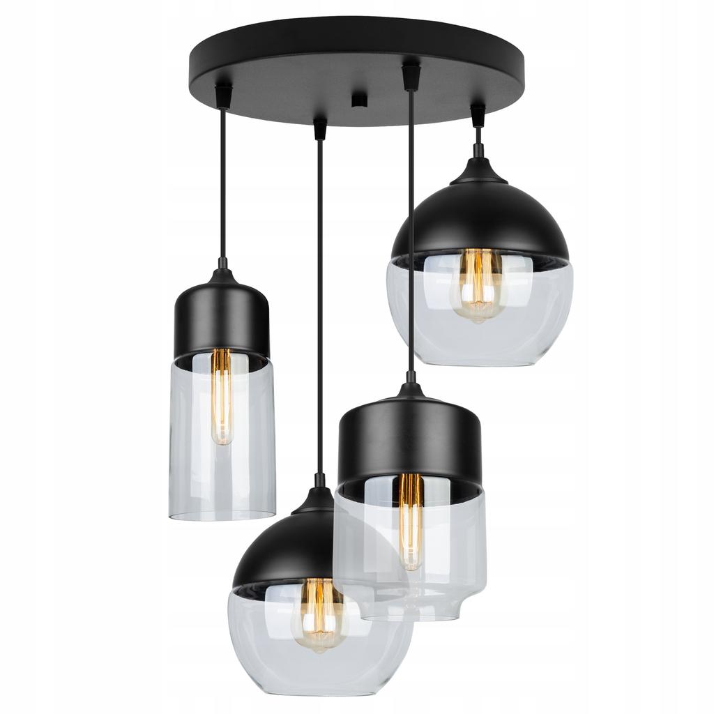 HANGING CEILING LAMP, GLASS PLAFON, LED LAMP