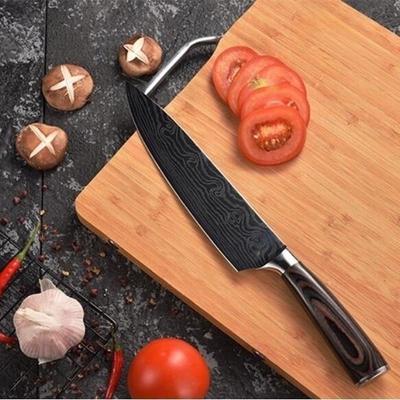 8-дюймовый нож шеф-повара Кухонный нож из дамасской стали Кухонный нож из дамасской стали Кухонные принадлежности