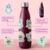 50 Cute Big-Eyed Animal Stickers - Waterproof, Decorative for Water Bottles & Phones