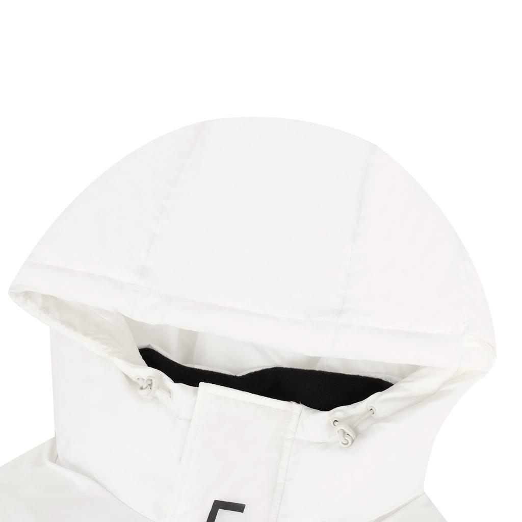 Li Ning Fitness Series Logo Print, теплая куртка средней длины с капюшоном, мужская верхняя одежда AYMT257-2