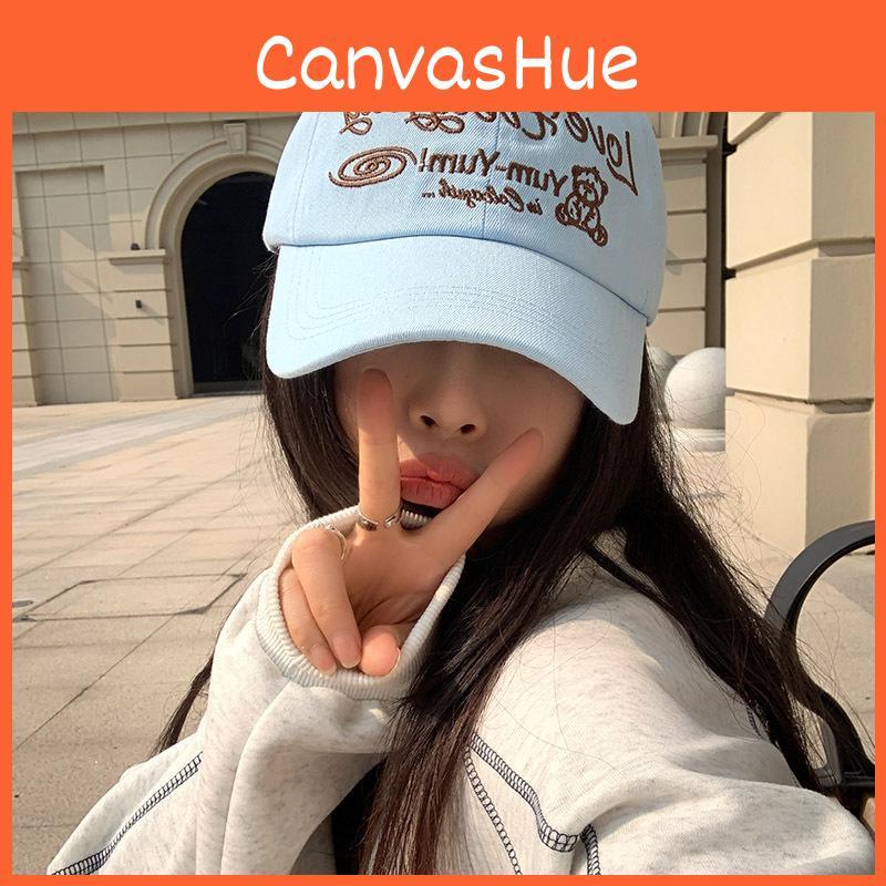 Вышитая Синяя Современная Мягкая Бейсболка Для Женщин Лестный Подходящий Дизайн
