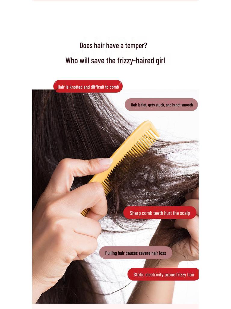 Лицензированная Sanrio Милая мультяшная расческа-массажер с воздушной подушкой в форме сердца