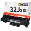 Чипы Ink Chips TN32JXXL Одиночный картридж - Совместимый тонер для принтеров Brother (DCP-L2660DW, HL-L2460DW и т. д.) - Поддерживает отображение уровня чернил.