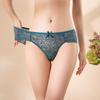 3PCS Panties Sexy Underwear Mid-rise Panties Upscale Lace Briefs for Women