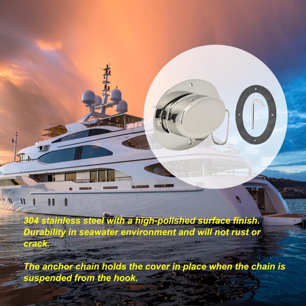 304 Stainless Steel Chain Deck Pipe Rubber Gasket Line Chain Deck Pipe Boat Deck