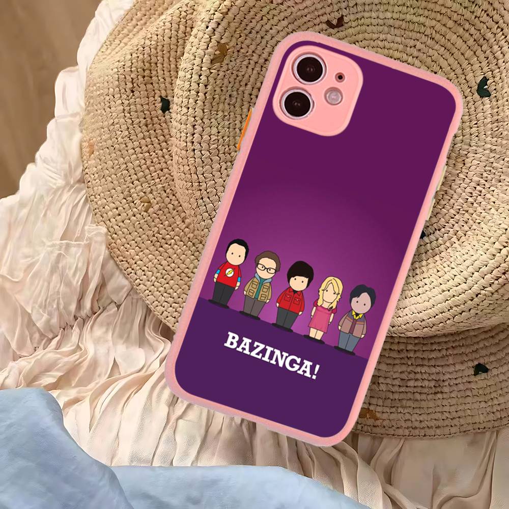 TV S-Shows The Bigs Bang Theory Sheldon Phone Case For iPhone 16 15 14 13 12 11 Pro Max Plus X XS MAX Black Matte Phone Fundas