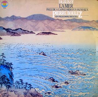 LP Record CLAUDE DEBUSSY PIERRE BOULEZ NE La Mer Prlude LAprsMidi DU 75533 CBS Masterworks 1979 Europe Classical Used