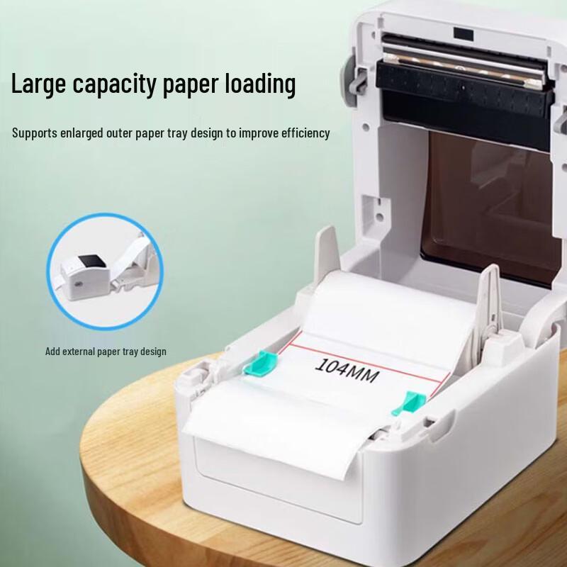Термоэтикетки Xprinter XP-420B с китайской вилкой (адаптер в комплекте)