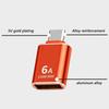 Прочный металлический адаптер Type C на USB OTG конвертер для быстрой передачи данных, зарядка 120 Вт 6 А и подключение устройств