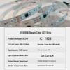 24В RGB Цветная 3-проводная диммируемая светодиодная лента 5050 для киберспорта, клубов, баров и KTV - Пять-десять цветов
