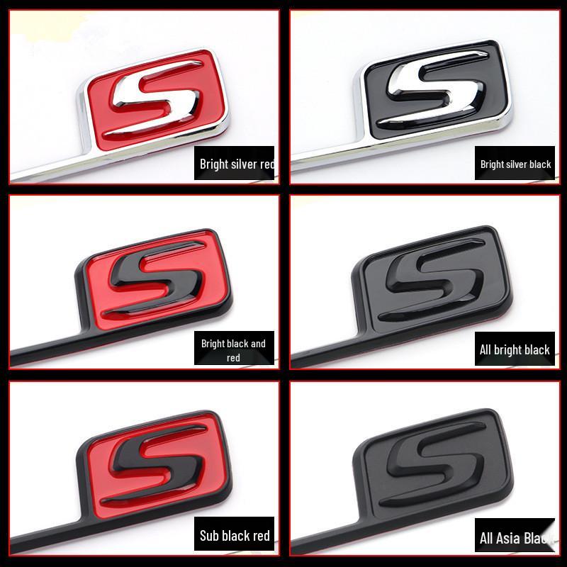 Compatible Mercedes-Benz AMG Badge Emblem Sticker for GTS, GT43S, GT63S, A45S, C63S, E63S, S.