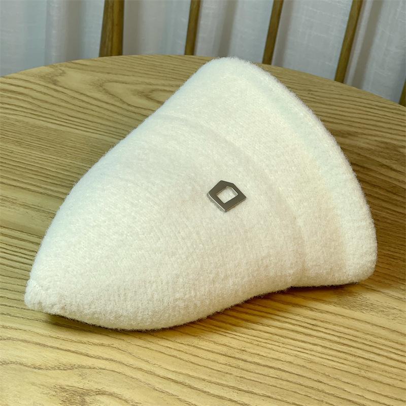 Elegant Top Hat Women's Foldable Basin Hat Bucket Hat Japanese Retro Bucket Hat Autumn and Winter Warm Hat