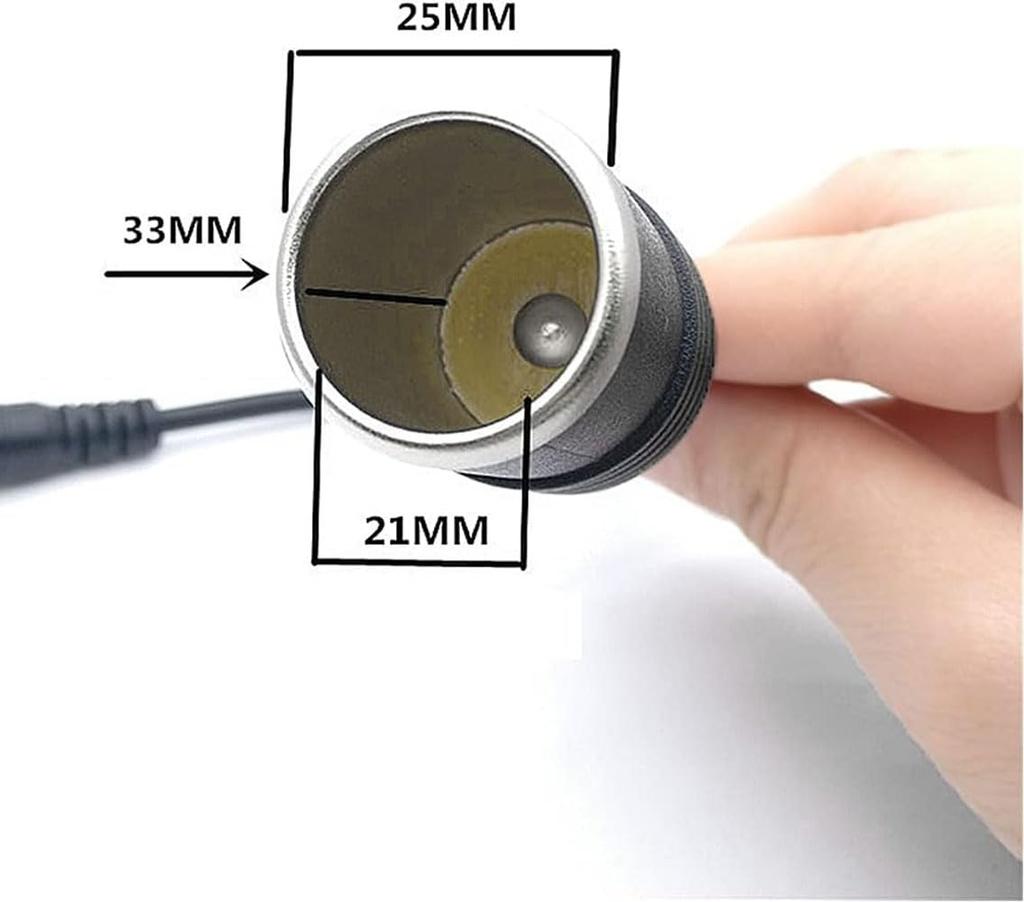 YFFSFDC Cigarette Lighter Cable for Inverters, Car , Connection, Cigarette Lighter Socket Cable, Direct