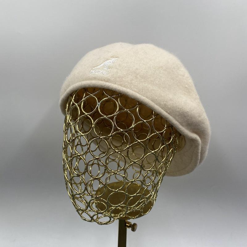 7 цветов Кепка вперед Имитация шерсти Берет-кенгуру Вышитый берет