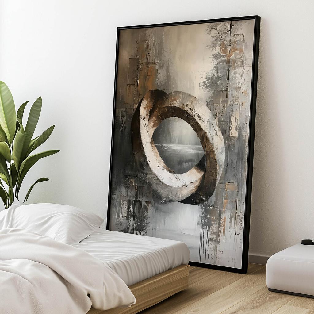 Pierścień Natury Pierścień Natury, 70X100 Cm, Rama Drewniana Ciemny Brąz, Papier Matowy 230 Gsm
