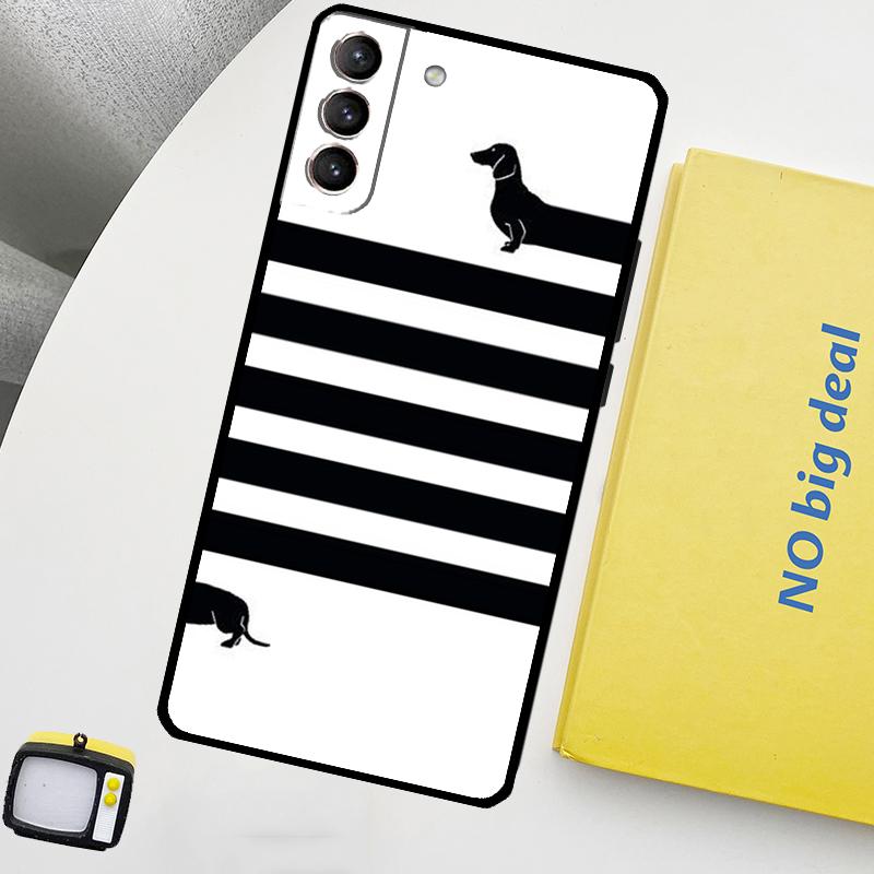 Dachshund Dog Phone Case For Samsung Galaxy S25 Ultra S20 S21 S22 S23 Plus S24 Ultra S9 S10 S25 FE Cover