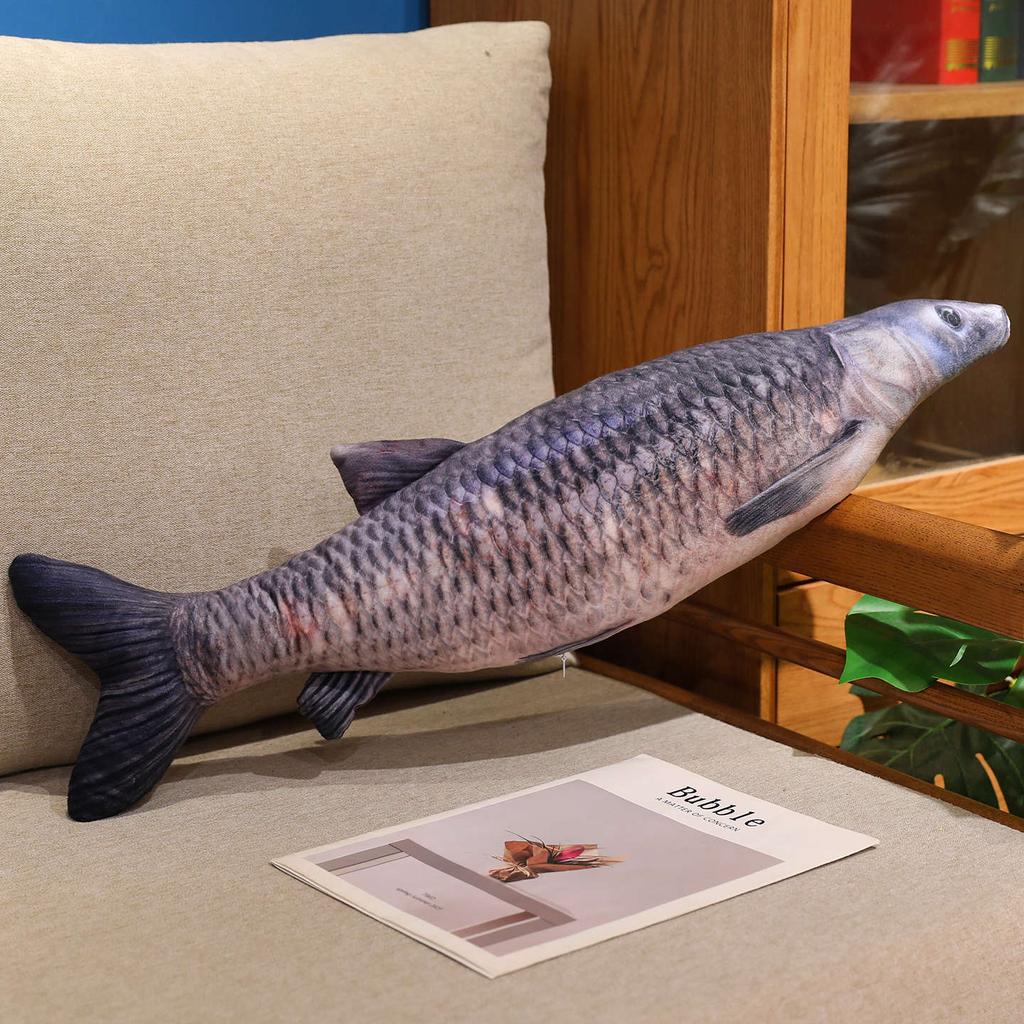 Симуляция сельди черной рыбы кукла плюшевая игрушка рыба кукла домашняя подушка мальчик успокаивающая кукла