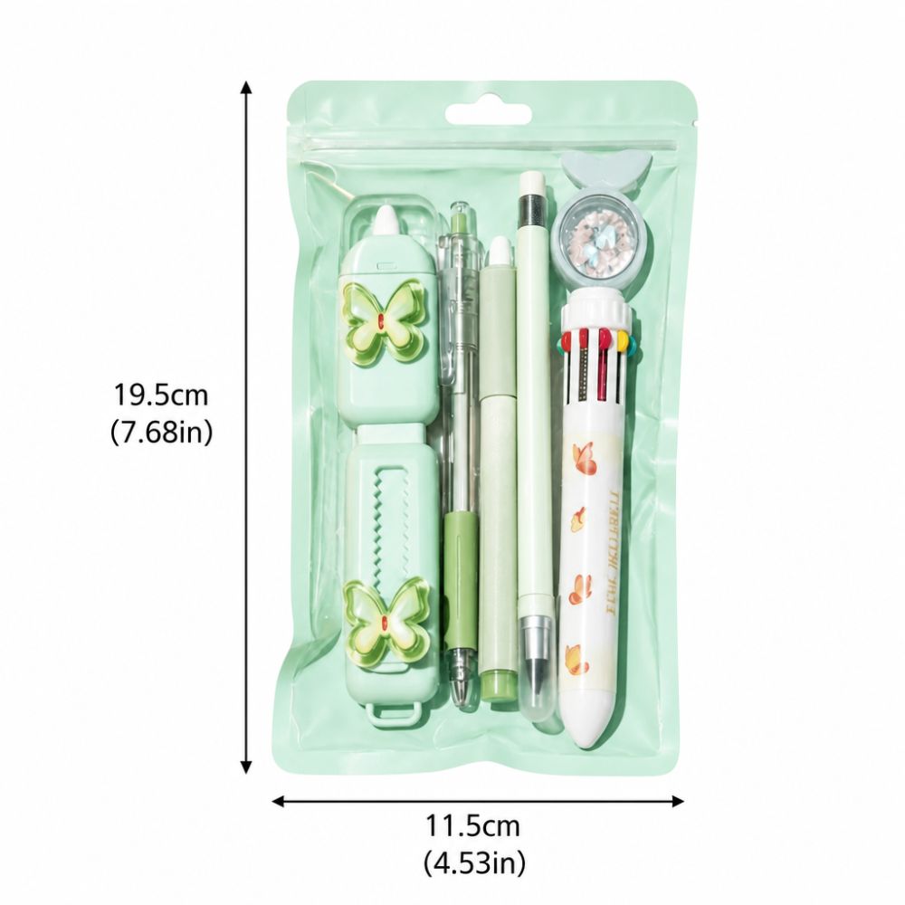 Butterfly Themed Stationery Kit Complete Stationery Ballpoint Pen Gel Pen  School Supplies