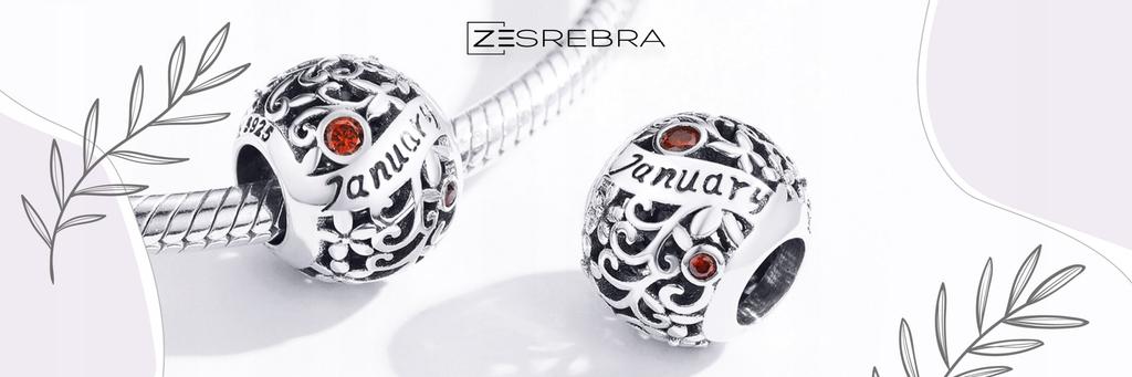 Charms Month January Beads 925 Bead Zircons January Beads