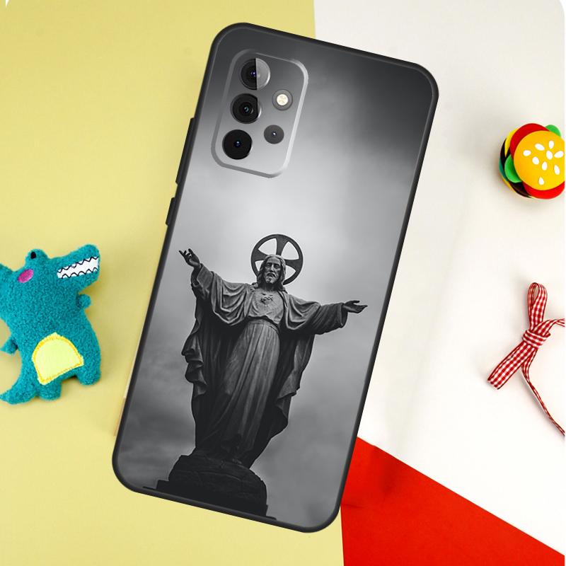 Христианский Иисус Для Samsung Galaxy A54 A34 A14 A55 A35 A15 A53 A33 A13 A05 A06 A16 A22 A32 A52 Чехол для телефона