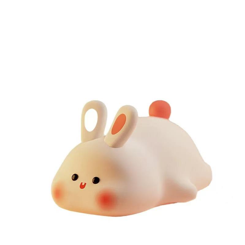 Big Face Rabbit Night Light - Bedside Atmosphere and Sleep Lamp